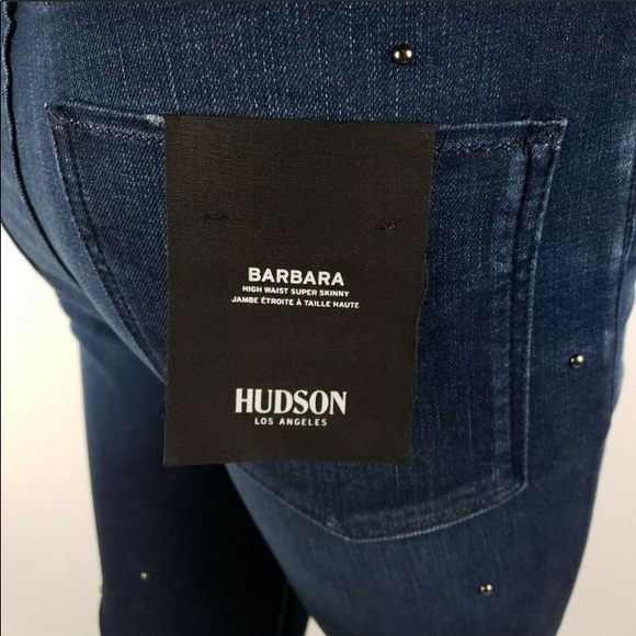 HUDSON JEANS Barbara Super Skinny Hi Rise Size 25 - Picture 9 of 10
